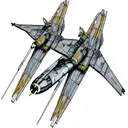 jedi starfighter outline tattoo design idea