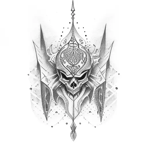 Dagger tattoo design idea