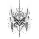 Dagger tattoo design idea