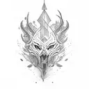 Dagger tattoo design idea