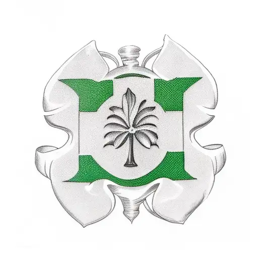 Irish flag tattoo design idea