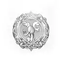 Irish flag tattoo design idea