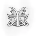 Irish flag tattoo design idea