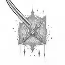 Sword tattoo design idea