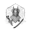 Sword tattoo design idea