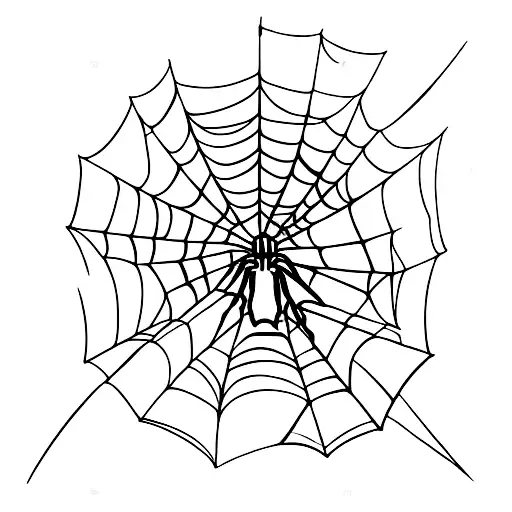 Gothic Spider tattoo design idea