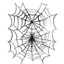 Gothic Spider tattoo design idea