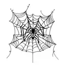 Gothic Spider tattoo design idea
