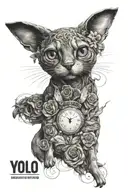 YOLO tattoo design idea