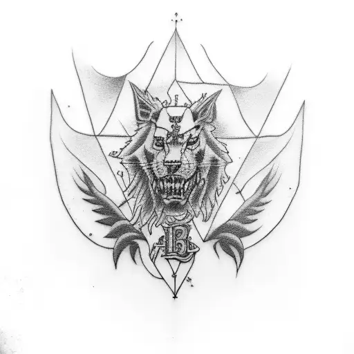 $uicideboy$ and ghostemane type tattoo on leg tattoo design idea