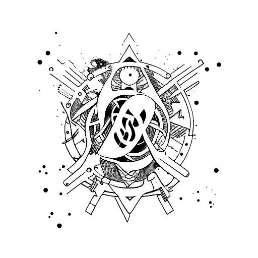  chaos tattoo design idea