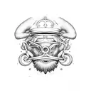 nautical tattoo design idea