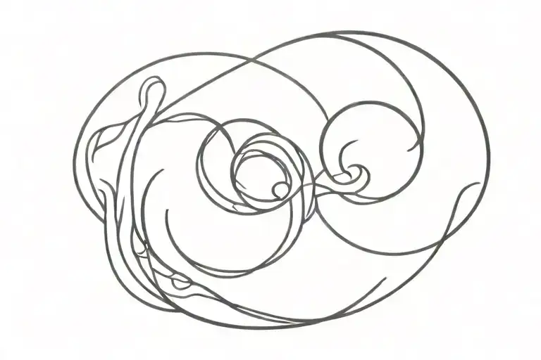 A tattoo to replace our wedding rings, symbolizing both our honeymoon in Mallorca and 25 years of marriage.Base Design:  tattoo design idea