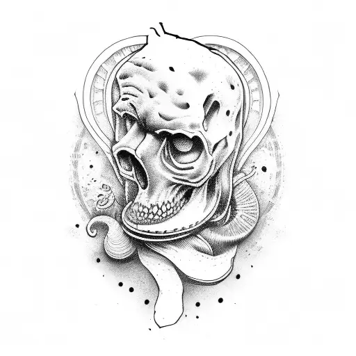 beer and phrase normal life tattoo design idea