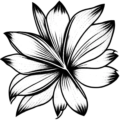 fleur frangipanier Bali  tattoo design idea