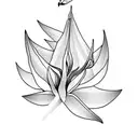 Bird of Paradise tattoo design idea