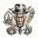 psychiatrist trauma tattoo design idea