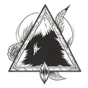 Indian arrowhead with claw marks tattoo design idea