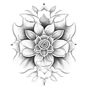 Flor de mandacaru tattoo design idea