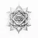 Flor de mandacaru tattoo design idea