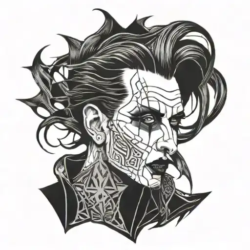 Marilyn Manson tattoo design idea