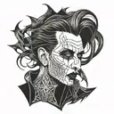 Marilyn Manson tattoo design idea