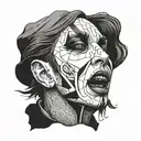 Marilyn Manson tattoo design idea