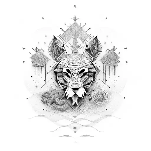 Samundar manthan tattoo design idea
