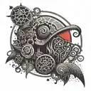 Runescape and red alert tattoo design idea