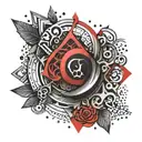 Runescape and red alert tattoo design idea