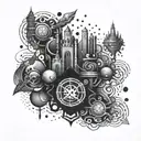 Runescape and red alert tattoo design idea