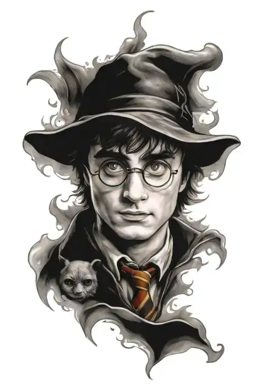 harry potter  tattoo design idea