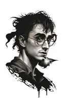 harry potter  tattoo design idea