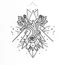 i am enough tattoo design idea
