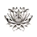 Lotus Flower tattoo design idea