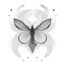 Lunar Moth tattoo design idea