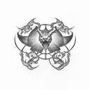 names of my sons Lucas and tomas tattoo design idea