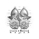 names of my sons Lucas and tomas tattoo design idea