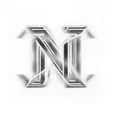 Two mirrored Letters E tattoo design idea