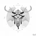taurus and virgo tattoo design idea