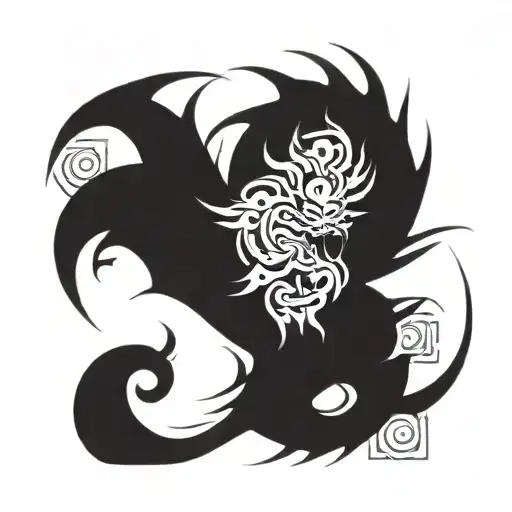 saiyan tatto design tattoo design idea