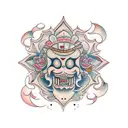 jagannath  tattoo design idea