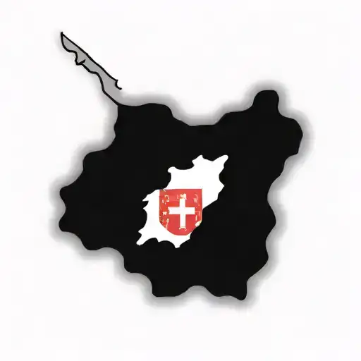 Combine elements of Swiss and Spanish flags in a tattoo  tattoo design idea