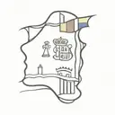 Spanish flag tattoo design idea