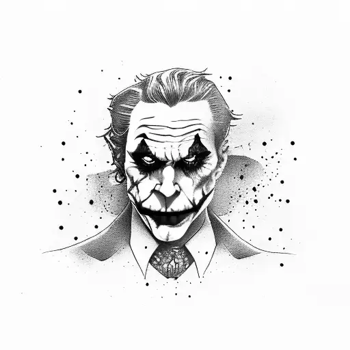 joker tatto, why so seriious, ha ha ha ha tattoo design idea