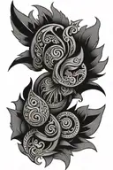 German tribal tattoo design idea