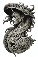 German tribal tattoo design idea