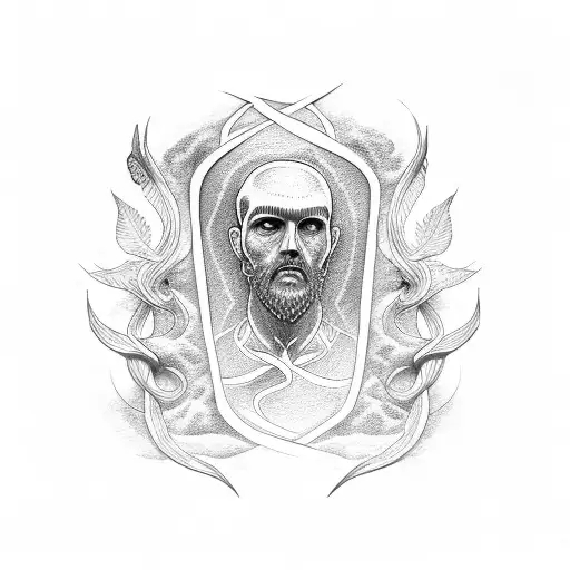 asclepius tattoo design idea