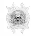 asclepius tattoo design idea