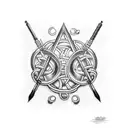 asclepius rod tattoo design idea